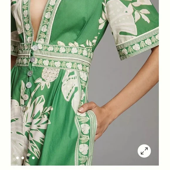 Farm Rio Monstera Wide Leg Jumpsuit - Picture 11 of 11